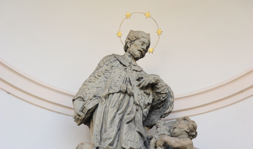 Nejstarší socha sv. Jana Nepomuckého na území města