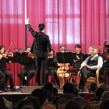 Plzeňská filharmonie hrála pro žáky ZŠ Nepomuk