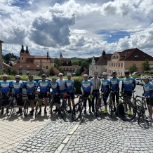 Cyklistický team z Kemnathu projel Nepomukem -  archiv města Nepomuk