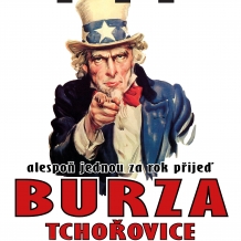 Burza Tchořovice 2025 - plakát