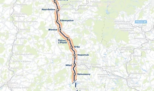 Desetimiliardový projekt vylepšení trati z Plzně na jihovýchod úspěšně prošel procesem EIA