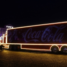 Kamion Coca Cola v Nepomuku